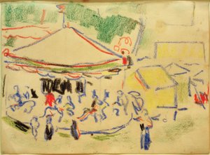 Karuselli tekijältä Ernst Ludwig Kirchner