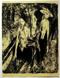 Cocottes Kurfürstendammilla tekijältä Ernst Ludwig Kirchner