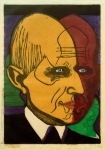Kopf Dr. Frédéric Bauer tekijältä Ernst Ludwig Kirchner
