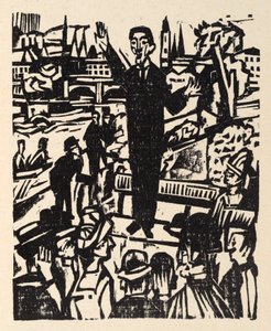 Valtatien varrella. Jakob Bosshartin kertomuksia. Rauhanapostoli - Puhuja tekijältä Ernst Ludwig Kirchner