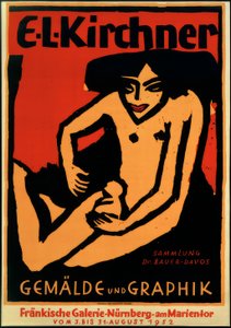 Juliste näyttelyyn E.L.K., Fränkische Galerie, Nürnberg, 1952