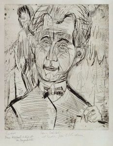 Tri Redslobin muotokuva tekijältä Ernst Ludwig Kirchner