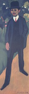 Muotokuva Erich Heckelistä (1883-1970) 1911