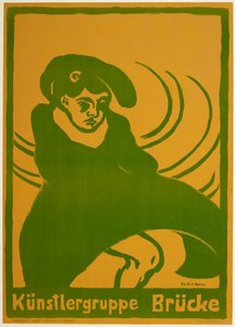 The Bridge -juliste tekijältä Ernst Ludwig Kirchner