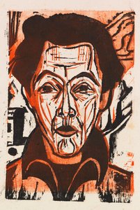 Autoretrat, 1926. finlandès tekijältä Ernst Ludwig Kirchner