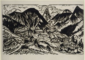Stafelalp tekijältä Ernst Ludwig Kirchner