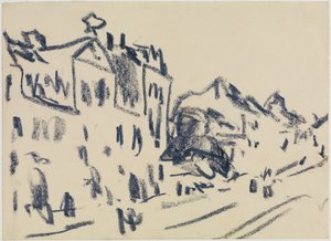 Katu Dresdenissä tekijältä Ernst Ludwig Kirchner