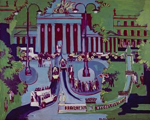 Brandenburgin portti, Berliini tekijältä Ernst Ludwig Kirchner