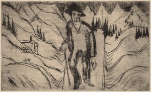 Vaeltaja tekijältä Ernst Ludwig Kirchner