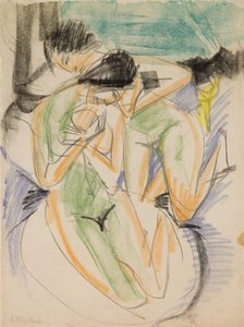 Kaksi alastonkuvaa tekijältä Ernst Ludwig Kirchner