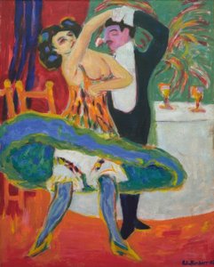 Varieté (englantilainen tanssipari) tekijältä Ernst Ludwig Kirchner