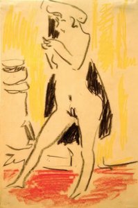 Weibliches Modell tekijältä Ernst Ludwig Kirchner