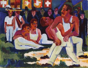 Painija; Ringer, 1923 tekijältä Ernst Ludwig Kirchner