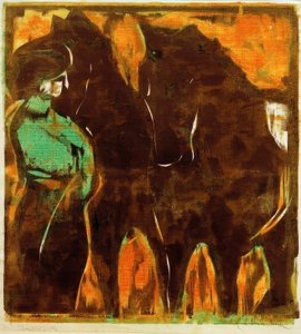 Zirkuskuva tekijältä Ernst Ludwig Kirchner