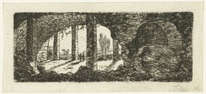 Fort Sint-Pieterin rauniot lähellä Maastrichtia tekijältä Ernst Willem Jan Bagelaar