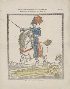 Willem-Frederik-George-Lodewijk, Orangen prinssi / Alankomaiden armeijan marsalkka kapinoijia vastaan ​​(otsikko esineessä) tekijältä Erve Wijsmuller