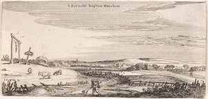 Galgebakke lähellä Haarlemia tekijältä Esaias van de Velde