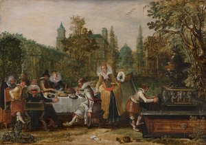 Merry Company in a Park, 1614