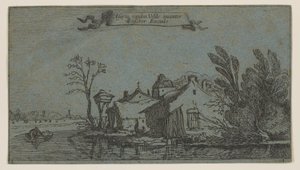 Maatila joen oikealla puolella