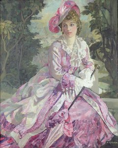 Adelaide Stanley hahmona Kate (öljy kankaalle)