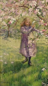 Omenanpuun poiminta, 1901 tekijältä Ethel Horsfall Ertz