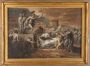 Horatius surmaa sisarensa Camillan Curiatien tappion jälkeen