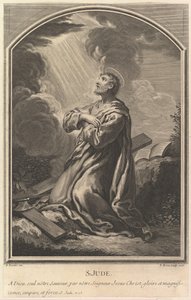 Pyhä Juudas, 1726. tekijältä Etienne Brion