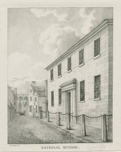 Tamworth - National School: litografia, nd [1796-1865] (painos)