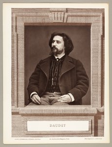 Alphonse Daudet (ranskalainen kirjailija, 1849-1897) tekijältä Etienne Carjat