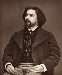 Alphonse Daudet ranskalainen kirjailija, 1849-1897, n. 1876. tekijältä Etienne Carjat