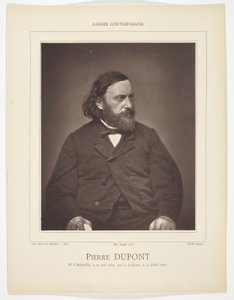 Pierre Dupont tekijältä Etienne Carjat