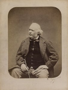Honoré Daumierin muotokuva 1808-1879, 1864. tekijältä Etienne Carjat