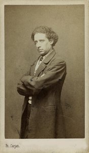 Säveltäjä Olivier Métran muotokuva 1830-1889. tekijältä Etienne Carjat