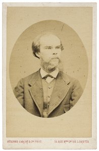 Runoilija Paul Verlainen muotokuva 1844-1896, n. 1870 tekijältä Etienne Carjat