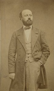 Muotokuva säveltäjä François Bazinista 1816-1878, noin 1760. tekijältä Etienne Carjat
