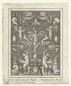 Mart Decoracions superficials amb figures de déus emmarcades per grotescos (versió posterior) (títol de la sèrie) acabat tekijältä Etienne Delaune