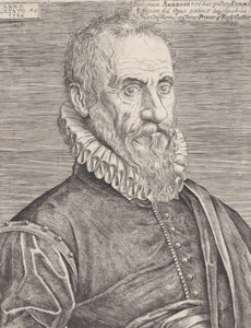 Kuninkaan kirurgin Ambroise Parén muotokuva, 1582. tekijältä Etienne Delaune