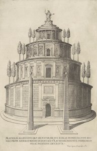 Mausoleumit Ab Augusto Imp tekijältä Etienne Duperac