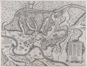 Rooman loiston peili: Muinainen Rooma ja sen kukkulat, lännestä, 1573, 1573.