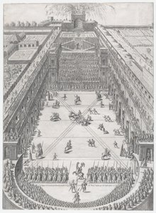 Roomalaisen loiston peili: Annibale Altempsin ja Ortensia Borromeon avioliitto, Rooma,..., 1565. tekijältä Etienne Duperac