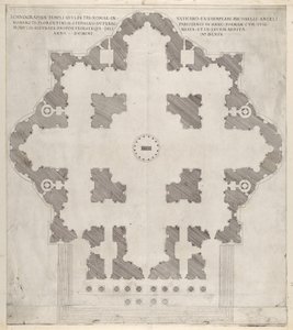 Pietarin suunnitelma Peters, 1569 tekijältä Etienne Duperac