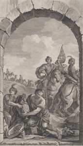 Foundlings kappeli Pariisissa: Magi-sarja: Cavaliers, 1756. tekijältä Etienne Fessard