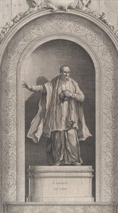 Foundlings kappeli Pariisissa: Saint Vincent de Paul, 1756. tekijältä Etienne Fessard