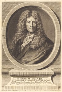 Pierre Mignard tekijältä Étienne Ficquet after Hyacinthe Rigaud