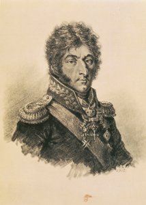 Prinssi Petr Ivanovich Bagration (1765-1812) tekijältä Etienne Gustave Aubin