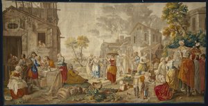 Outdoor Market, kyläfestivaaleilta, 1775-89