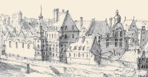 Martellange, View of Paris 1620 - Ashmolean Museum (yksityiskohta Hôtel de Neversin kanssa) (muokattu)