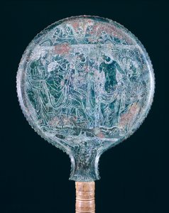 Kaiverrettu pronssipeili, Todista (Umbria). Etruskien sivilisaatio, 4. vuosisadalla eKr. tekijältä Etruscan