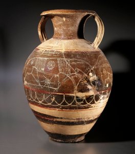 Etruskien taide: Cappi-maalarin amfora decoree tekijältä Etruscan
