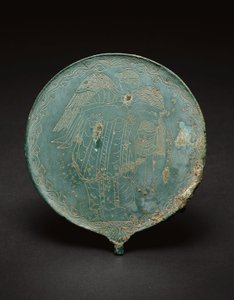 Käsipeili, 470 eKr. - 450 eKr. (pronssi) tekijältä Etruscan